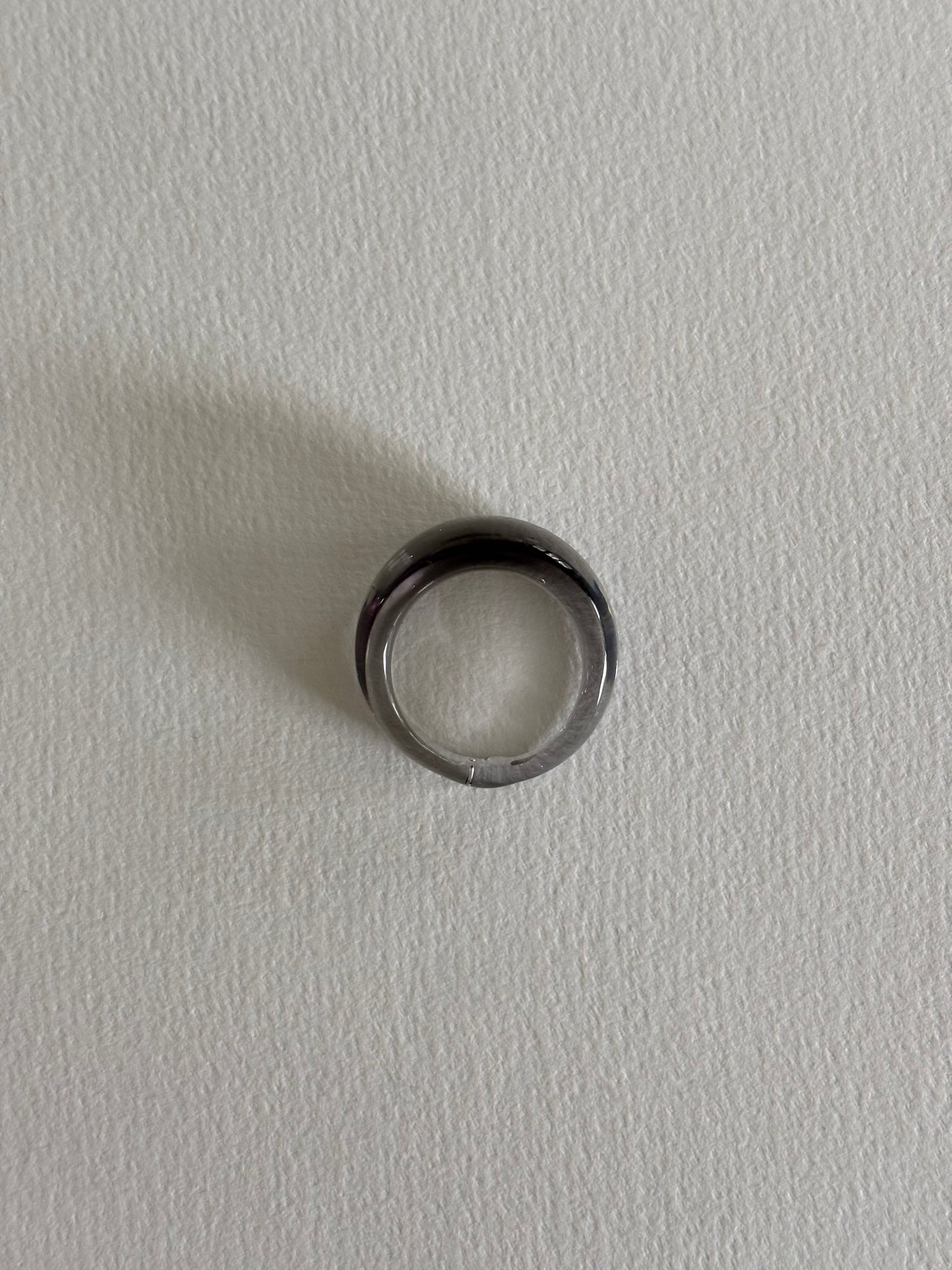 Glass Ring ~ Smoke