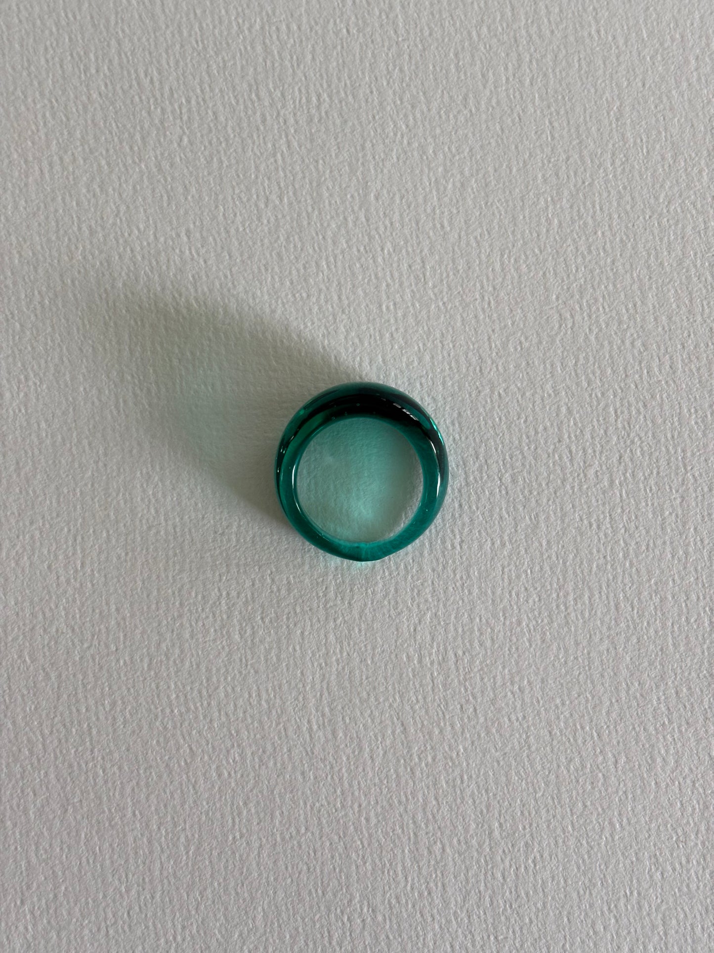 Glass Ring ~ Pine