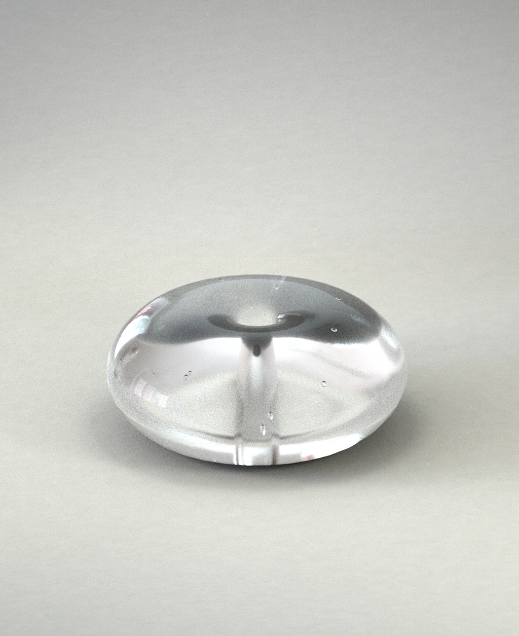 Glass Incense Holder ~ Clear