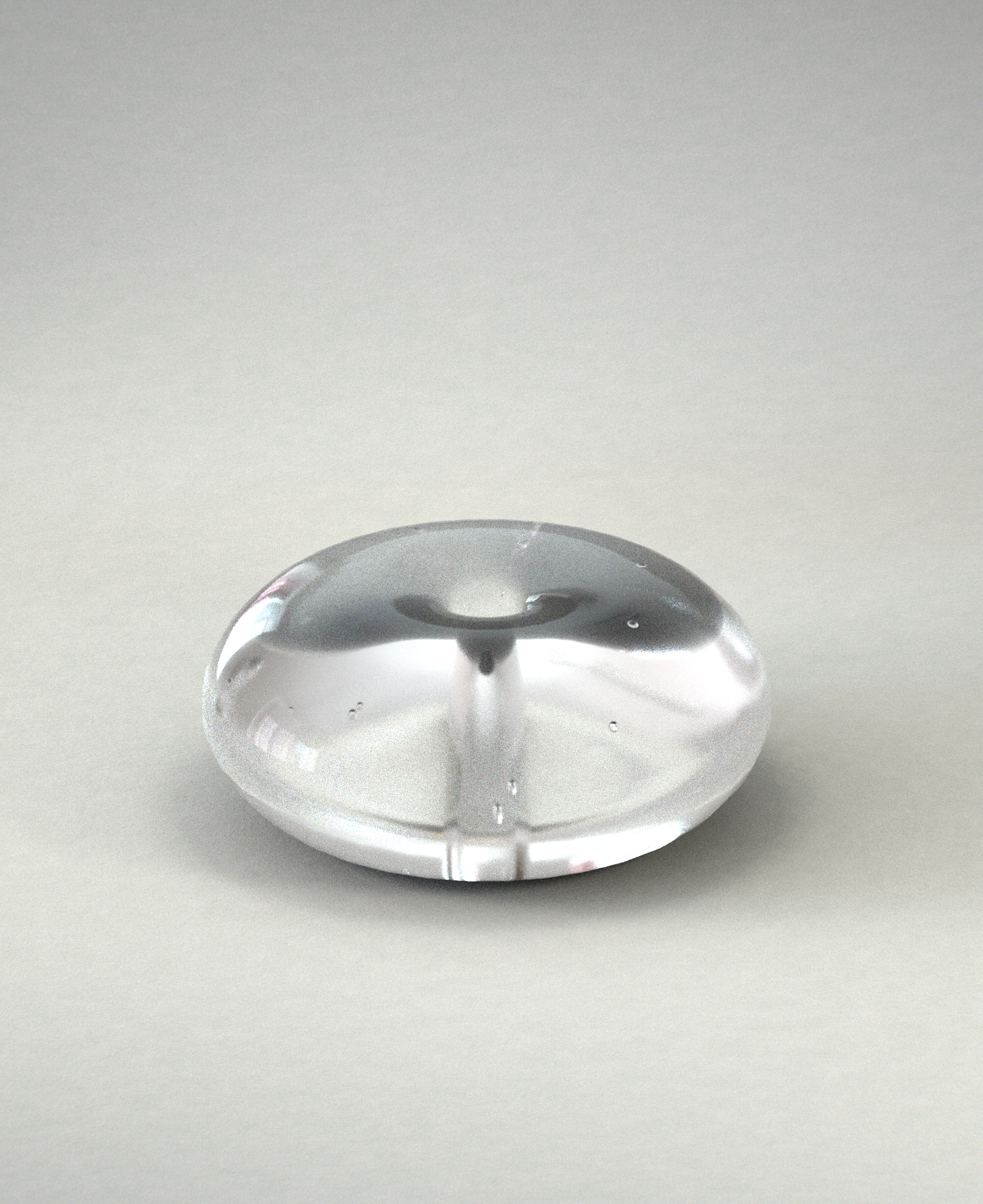 Glass Incense Holder ~ Clear