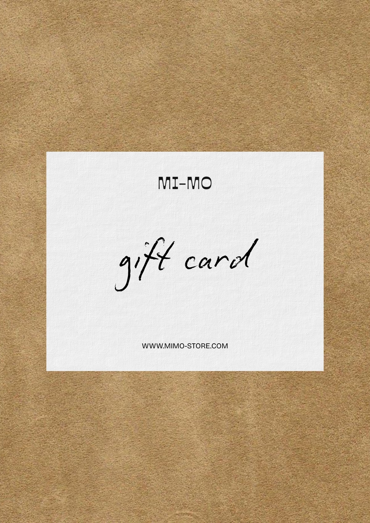 Digital Gift Card