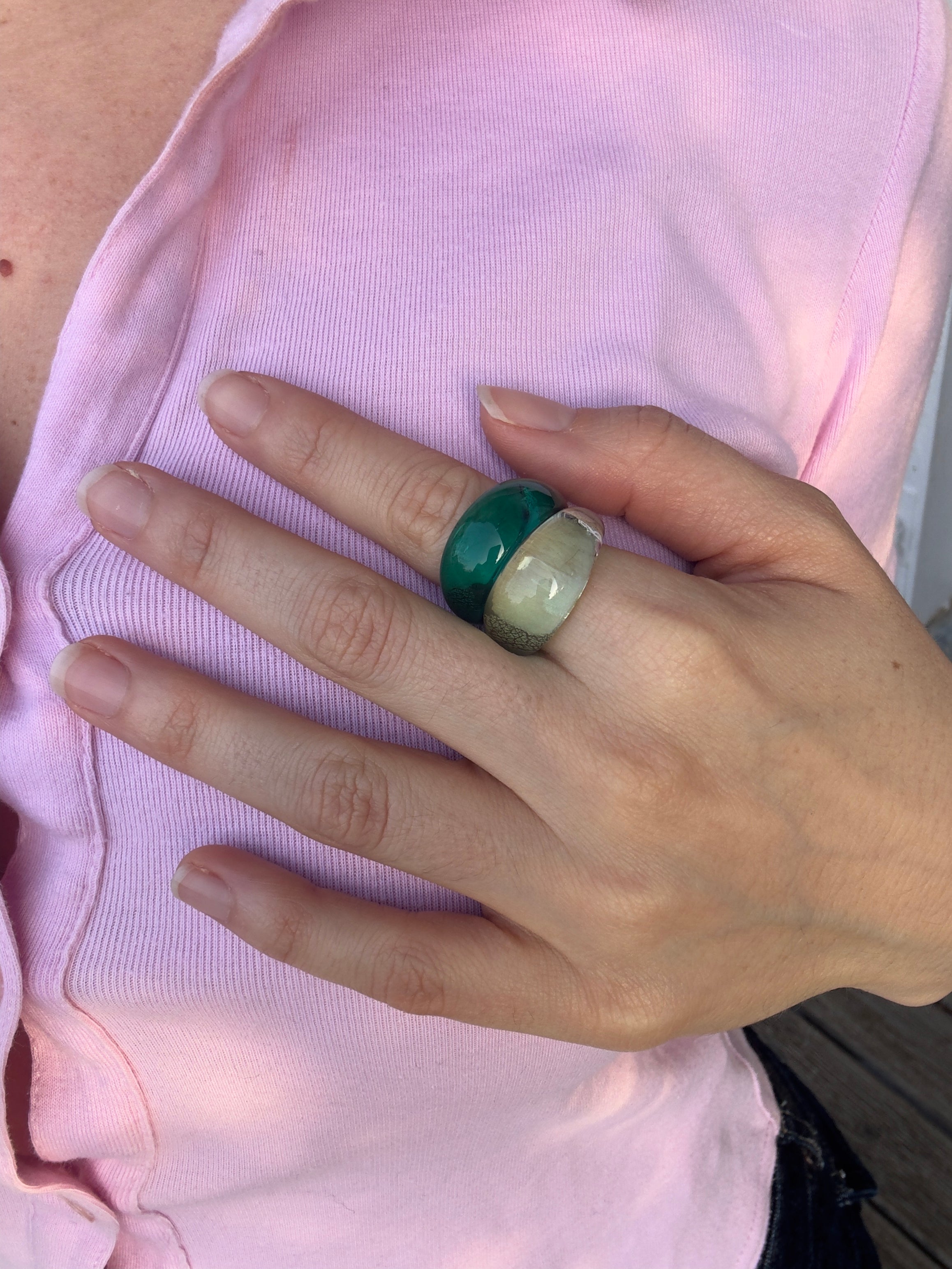 Agnes Ring, Deep Green