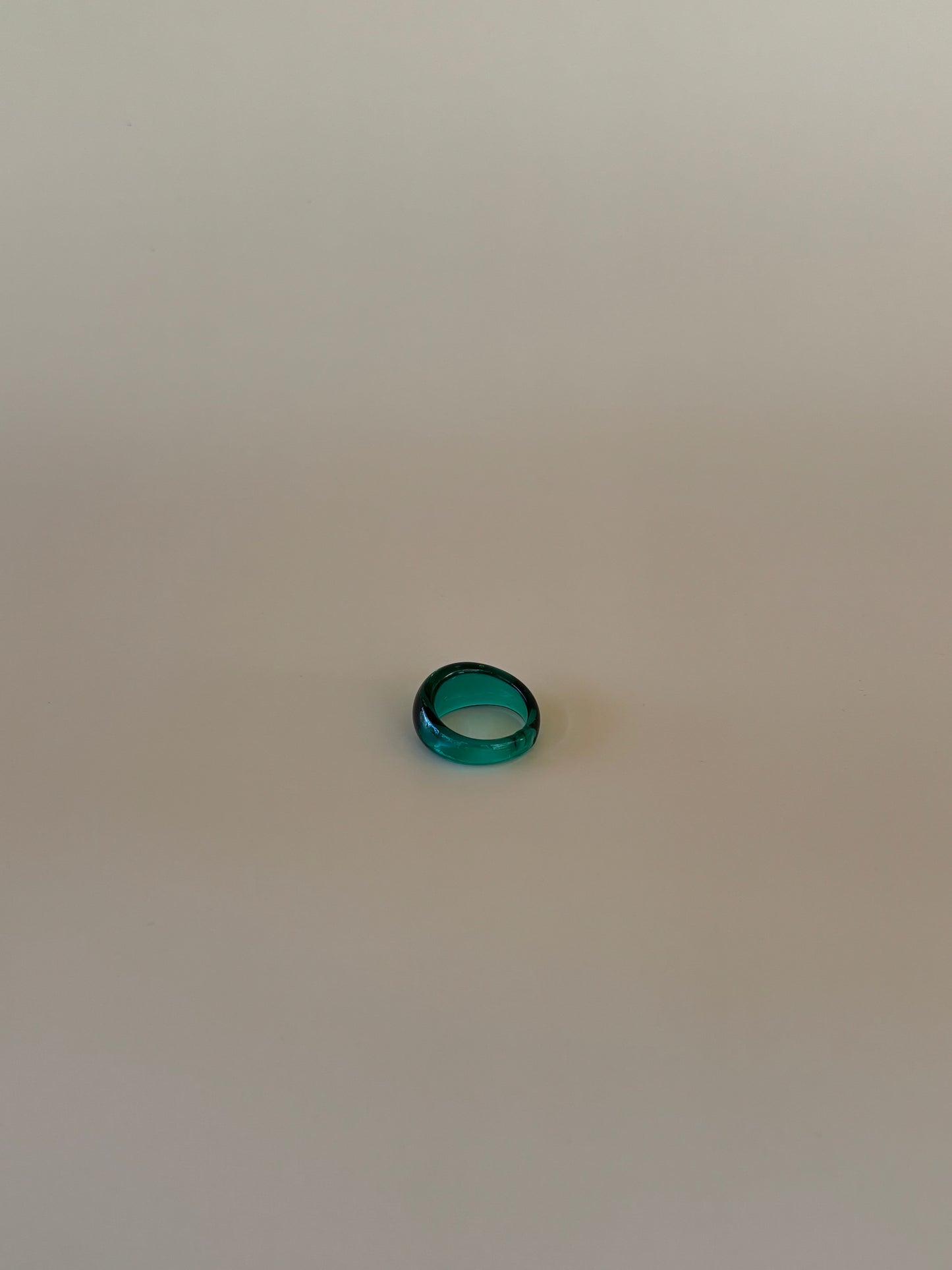Glass Ring ~ Pine