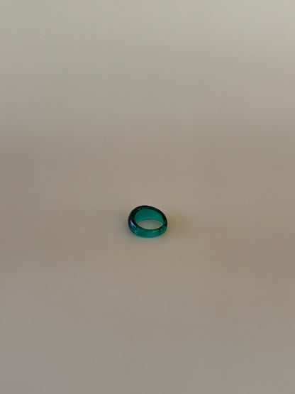 Glass Ring ~ Pine