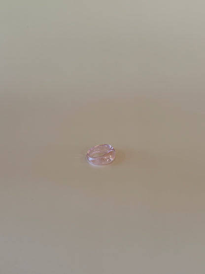 Glass Ring ~ Blush