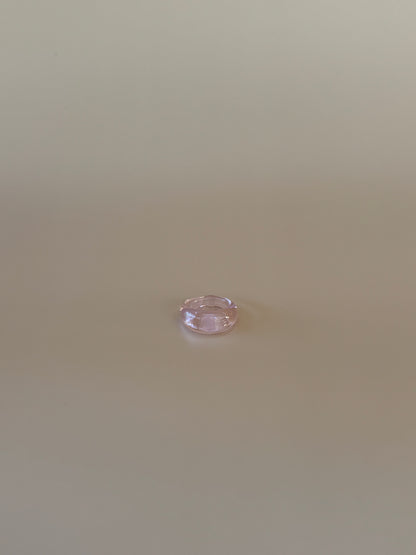 Glass Ring ~ Blush