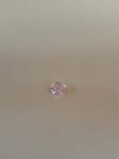 Glass Ring ~ Blush