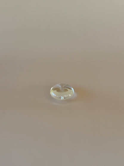Glass Bubble Incense Holder ~ Clear