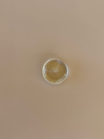 Glass Bubble Incense Holder ~ Clear