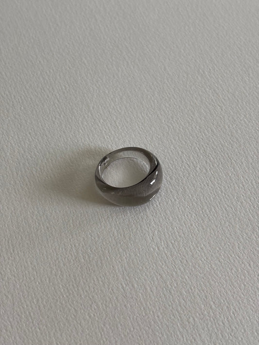 Glass Ring ~ Smoke