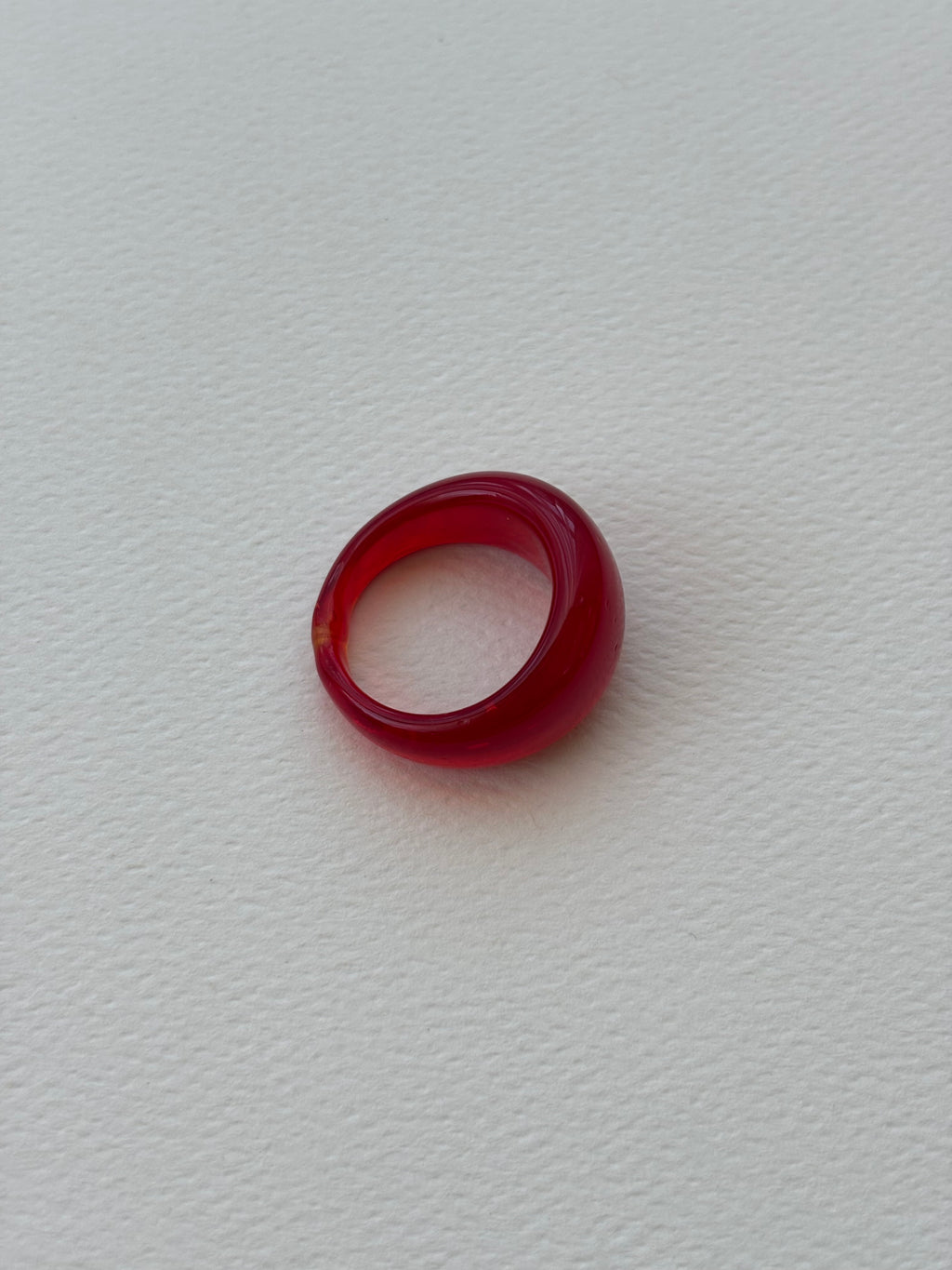 Glass Ring ~ Scarlet