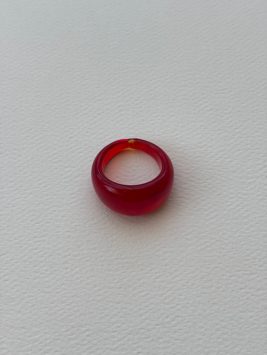 Glass Ring ~ Scarlet