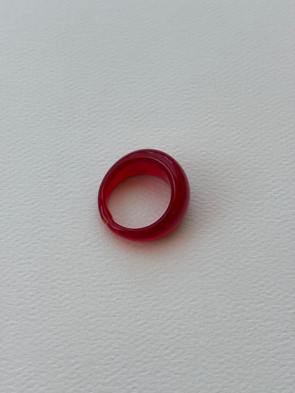 Glass Ring ~ Scarlet