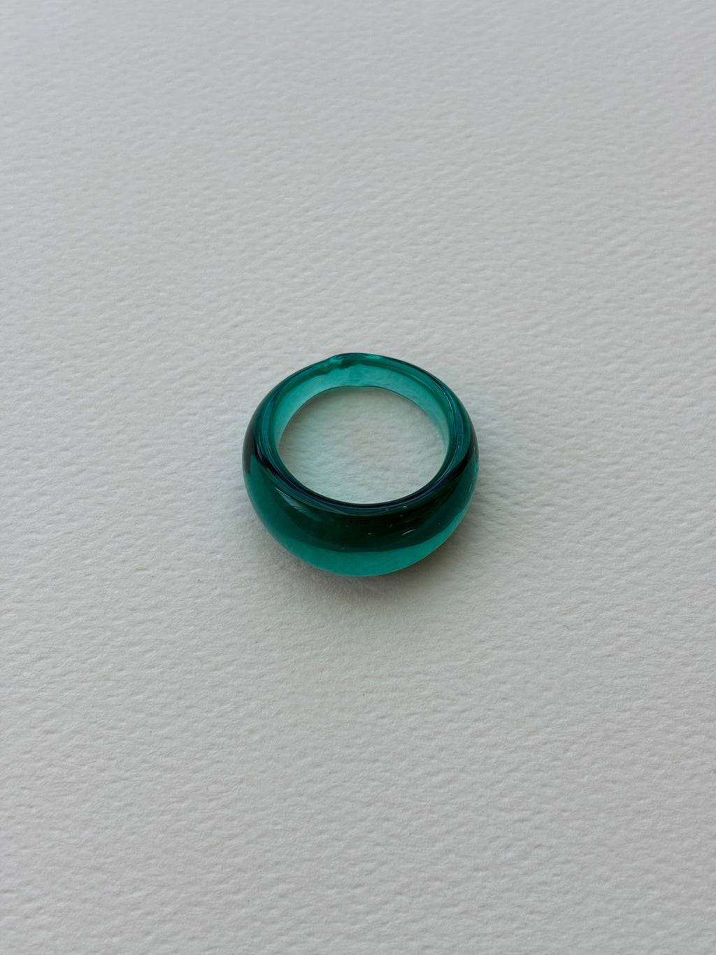 Glass Ring ~ Pine