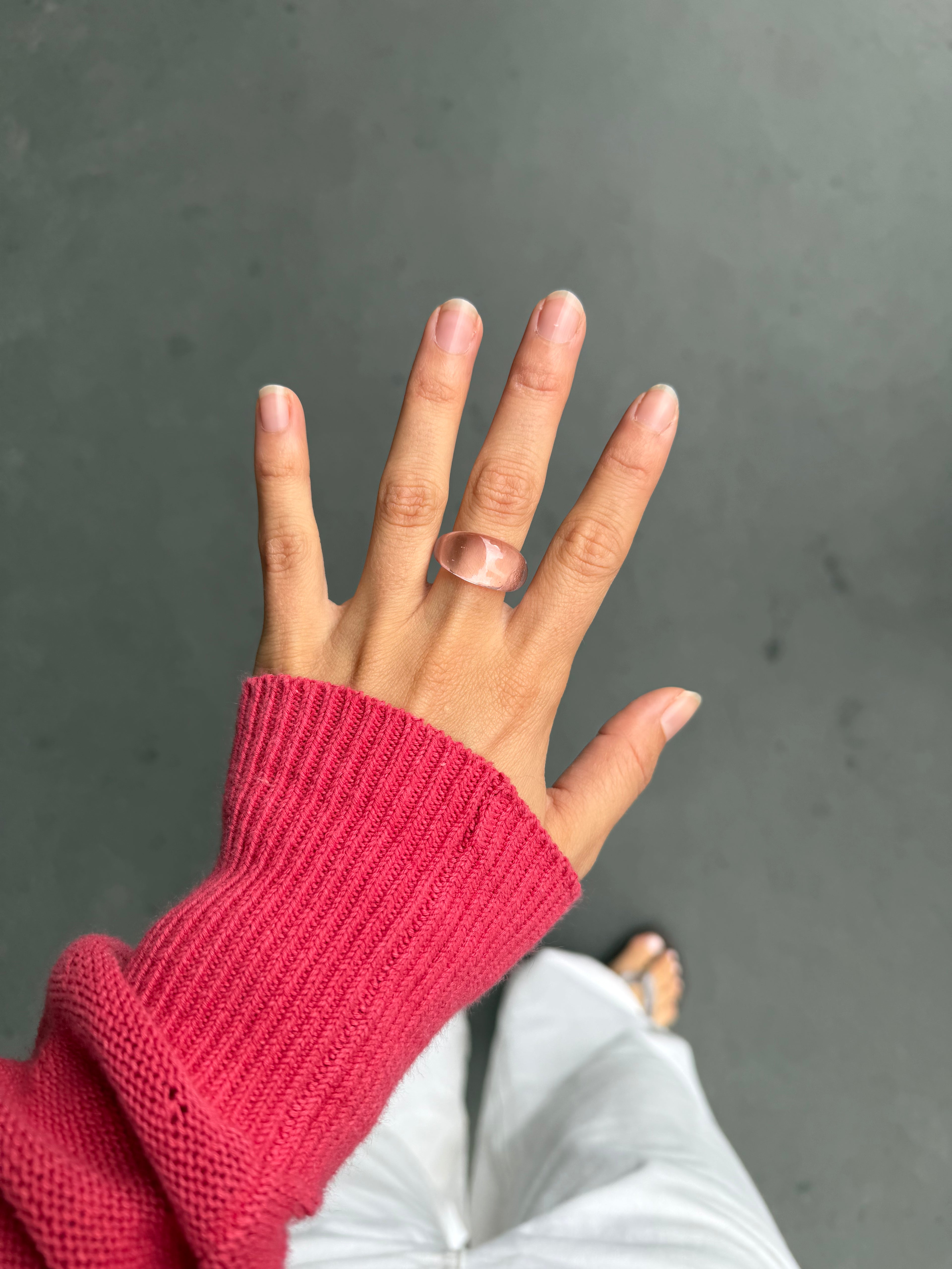 Agnes Ring, Soft Pink