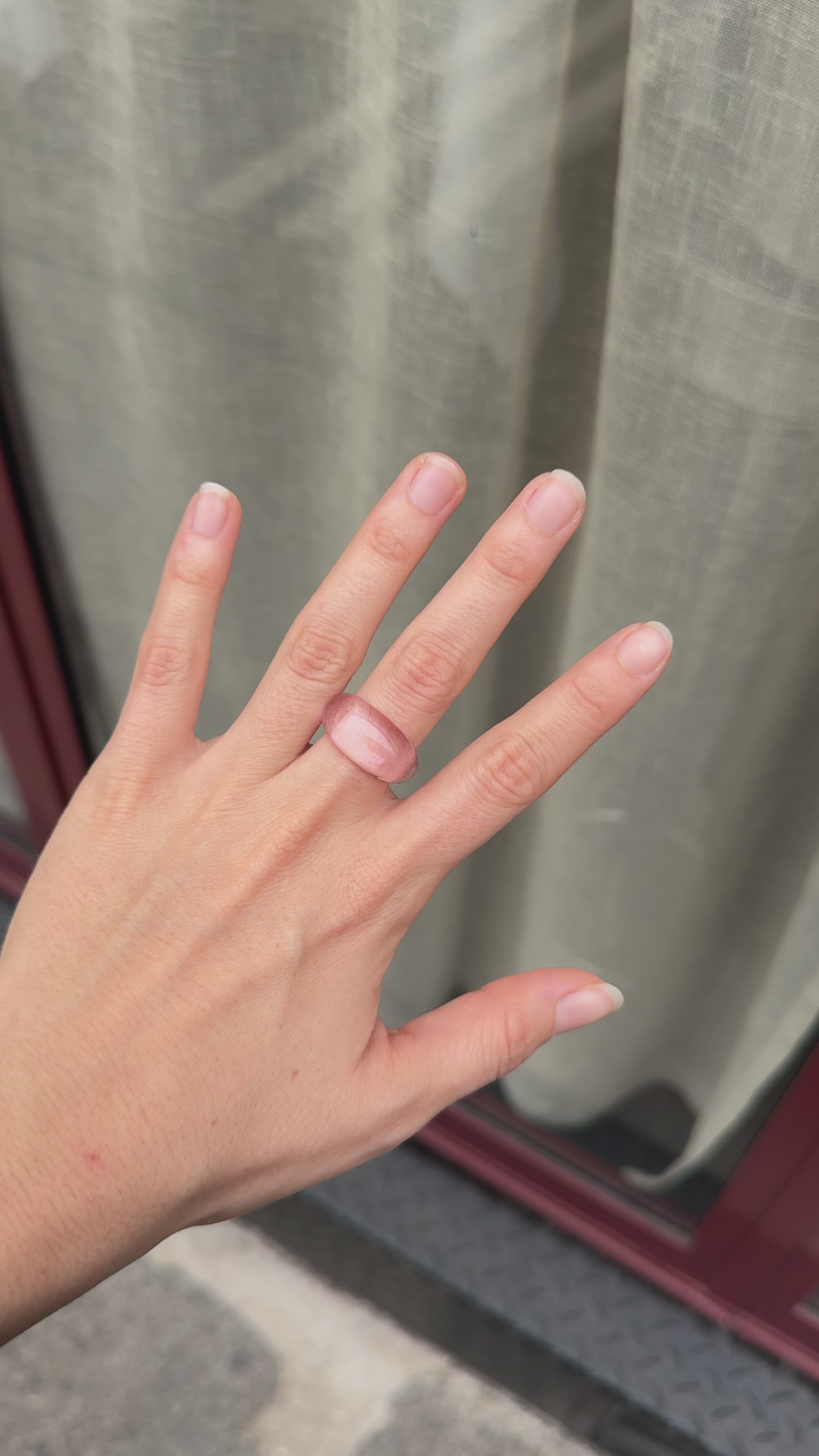 Agnes Ring, Soft Pink