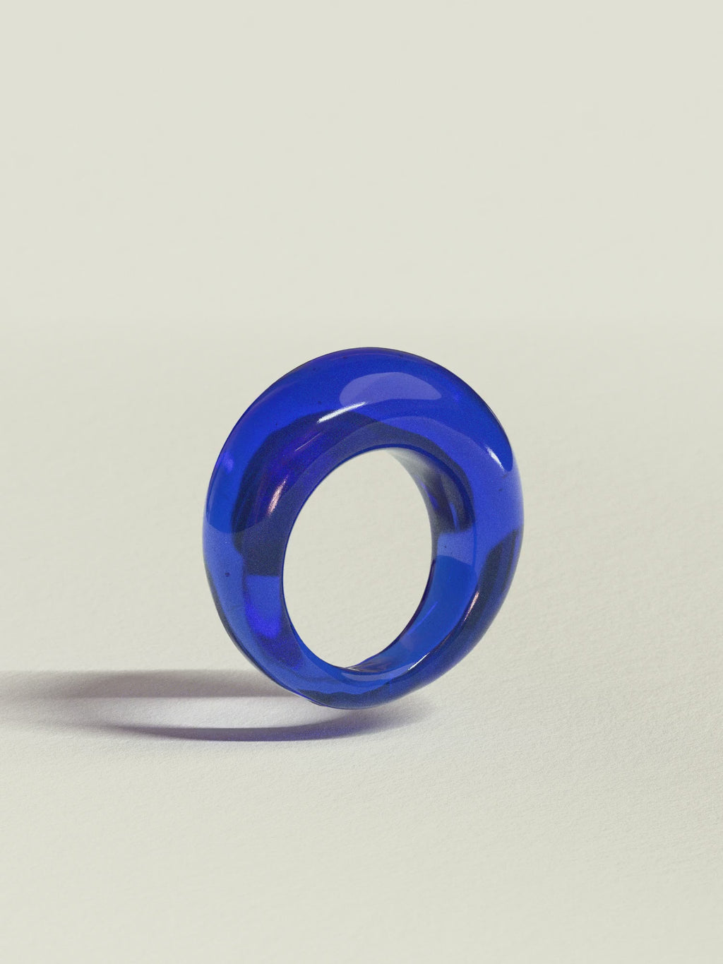 Glass Ring ~ Cobalt