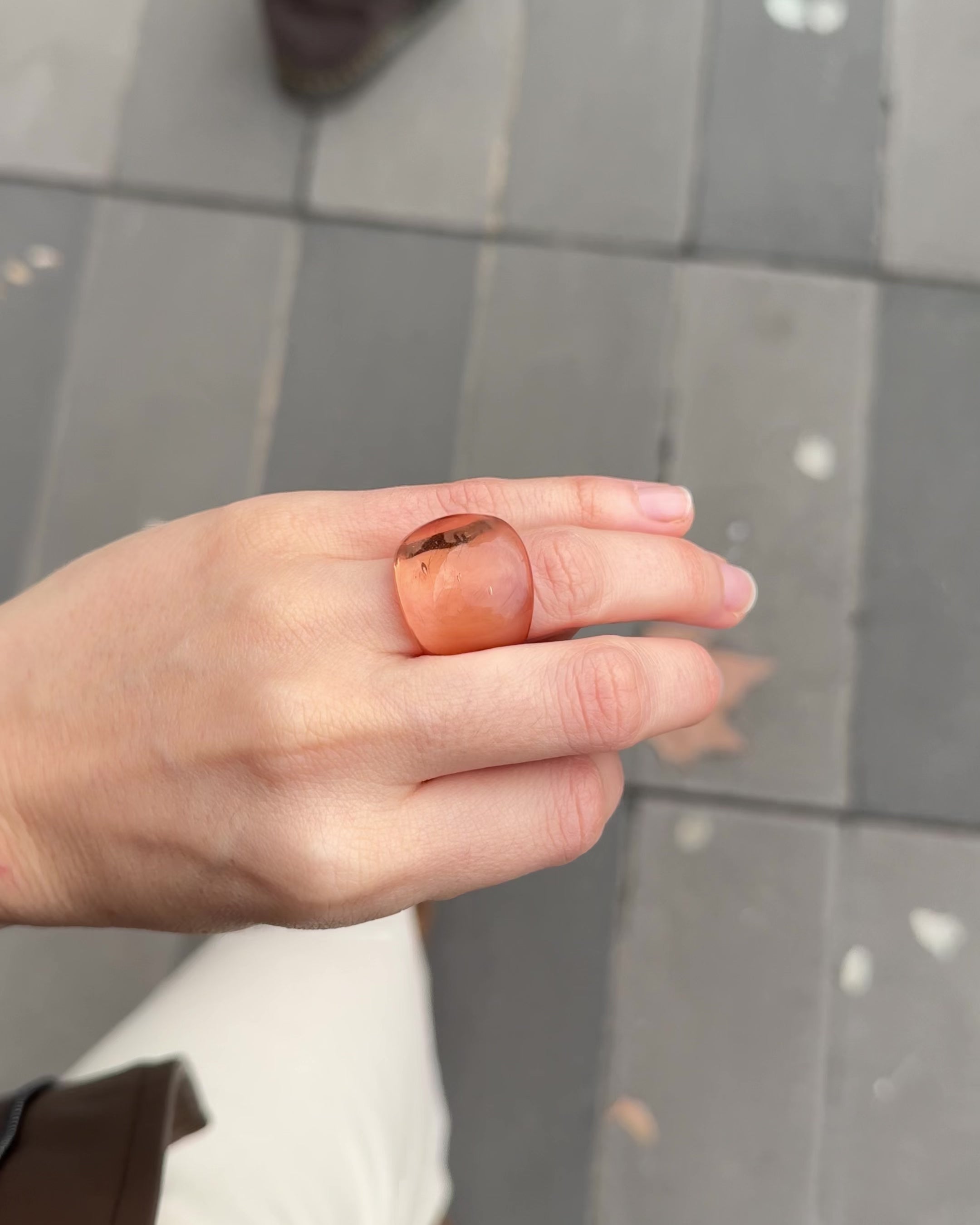 Paloma Ring, Peach