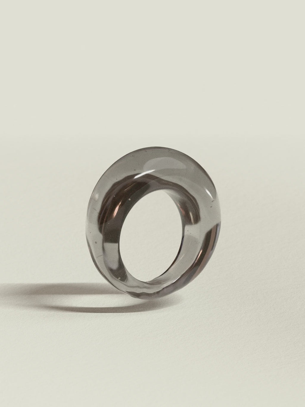 Glass Ring ~ Smoke