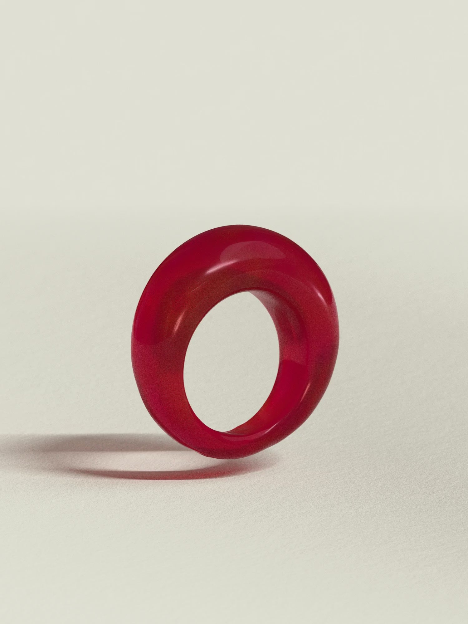 Glass Ring ~ Scarlet